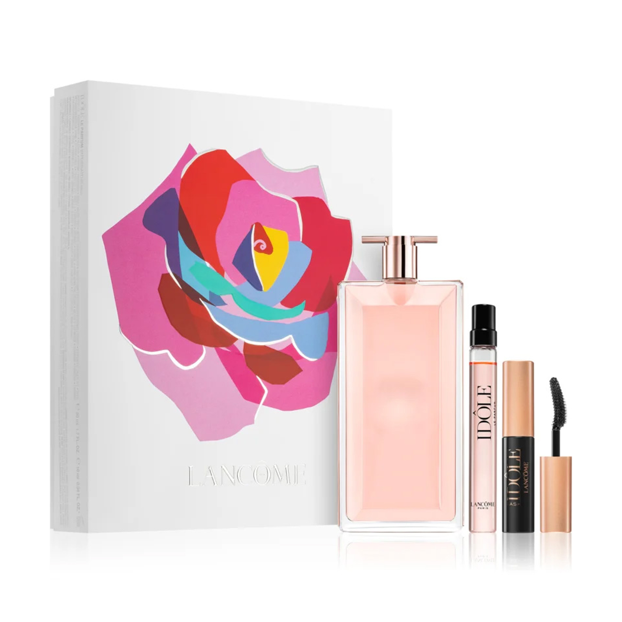 Парфумований набір жіночий Lancome Idole Giftset (парфумована вода, 50 мл + парфумована вода, 10 мл + туш, 2 мл)