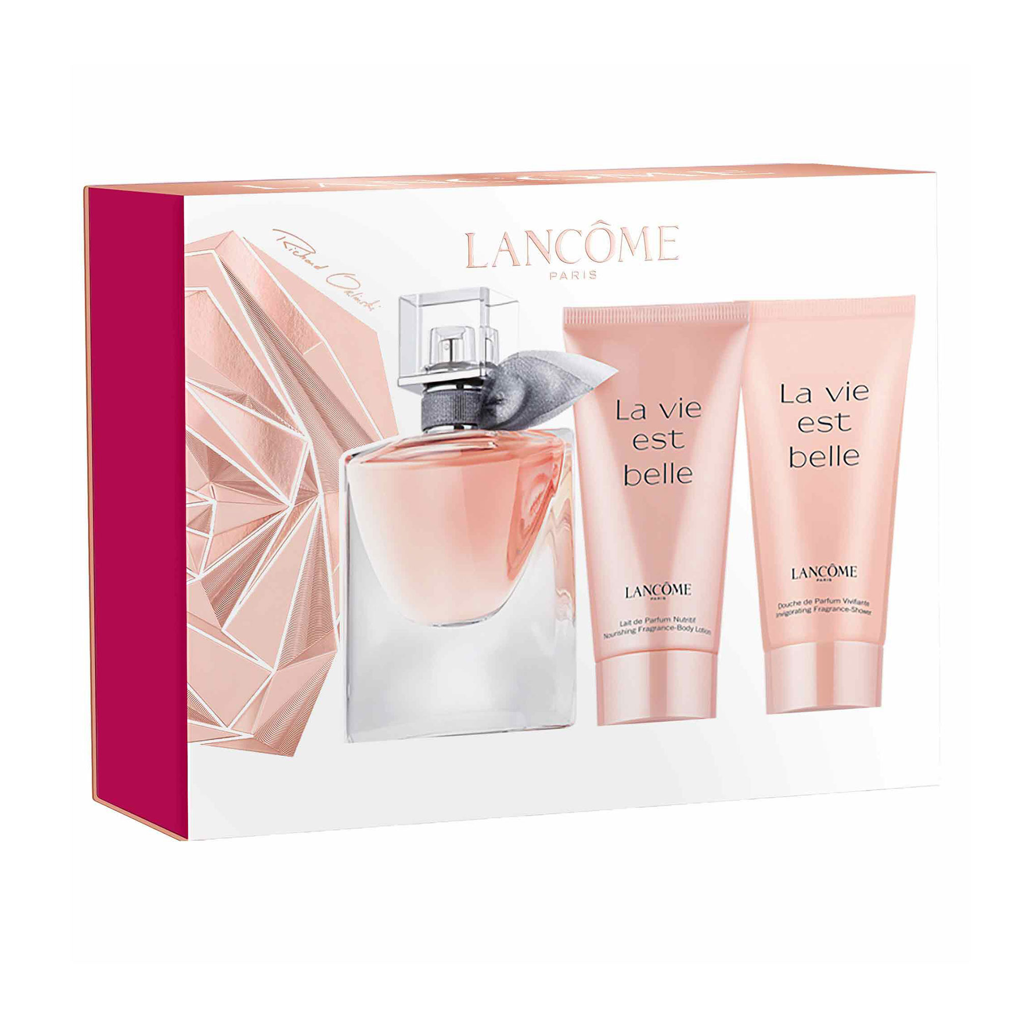 Парфумований набір жіночий Lancome La Vie Est Belle (парфумована вода, 30 мл + лосьйон для тіла, 50 мл + гель для душу, 30 мл)