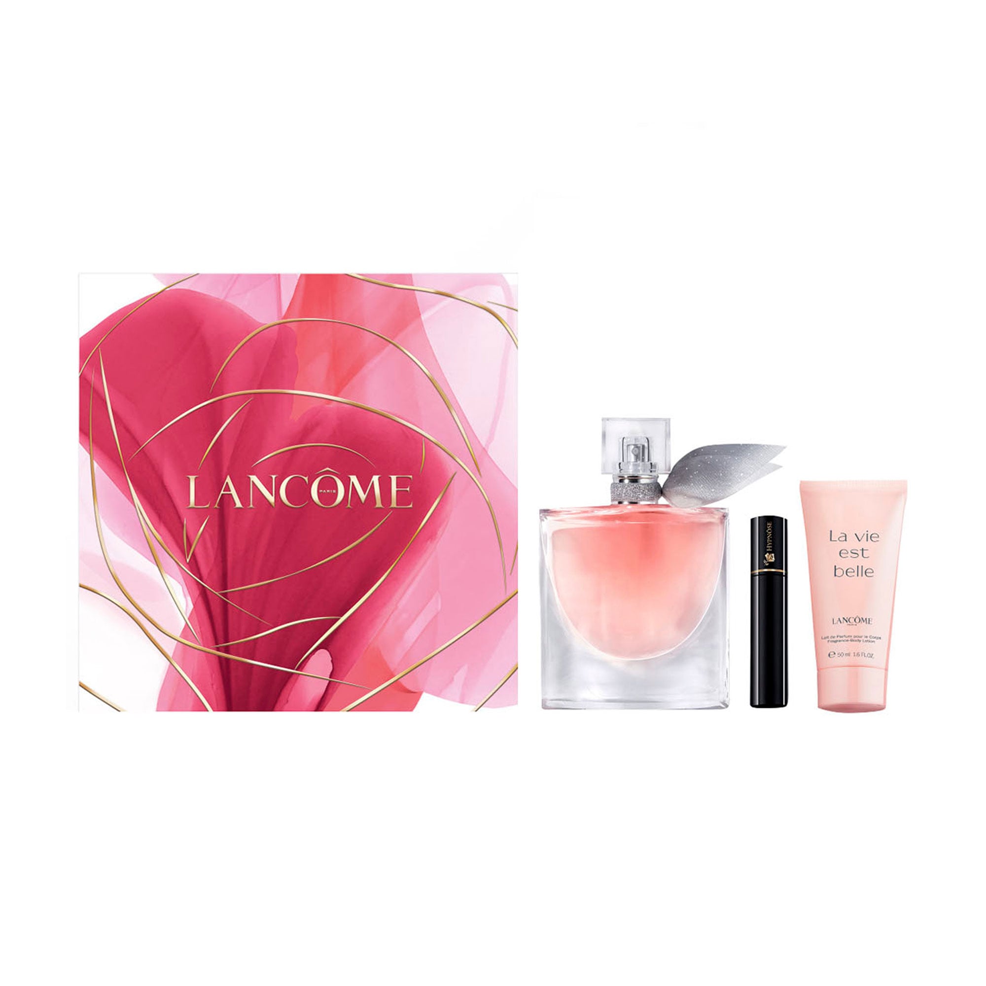 Парфумований набір жіночий Lancome La Vie Est Belle (парфумована вода, 50 мл + лосьйон, 50 мл + туш для вій, 2 мл)